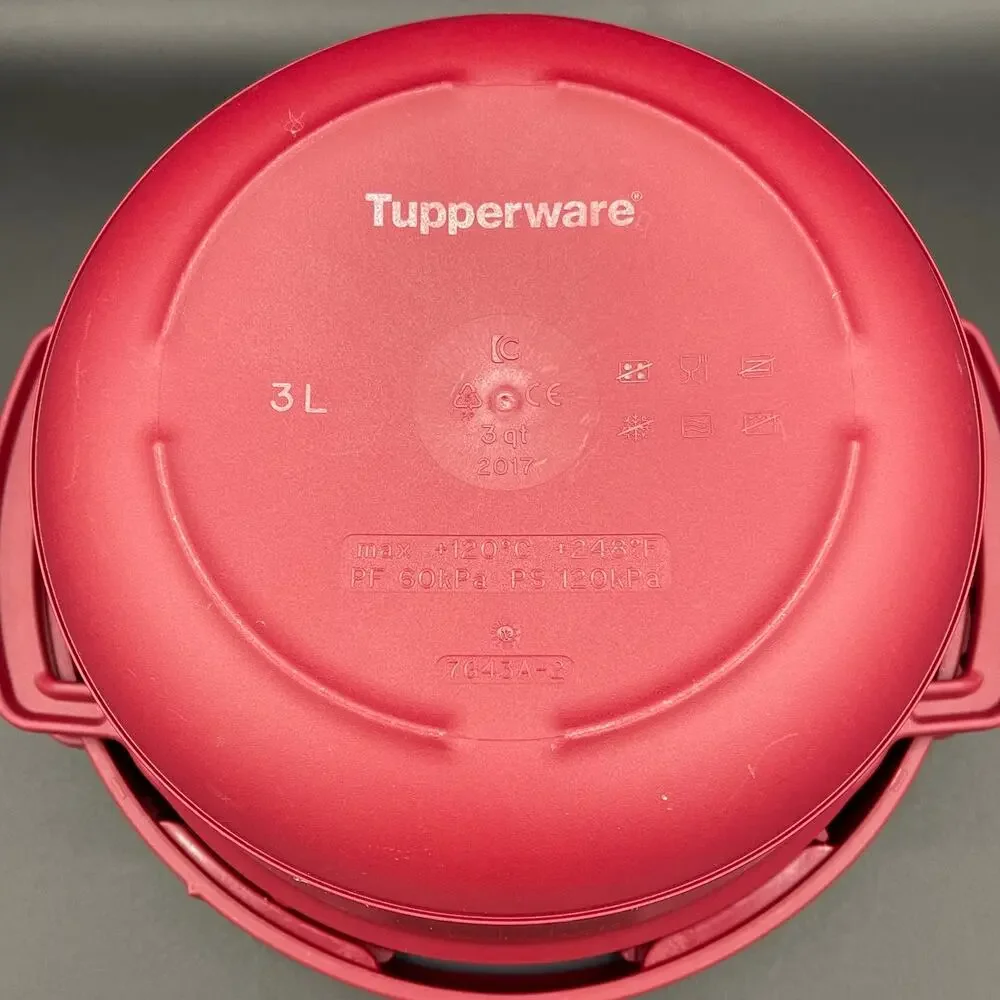 Tupperware Microwave Pressure Cooker 3Qt / 3L 2017 PARTS ONLY (Missing Valve)